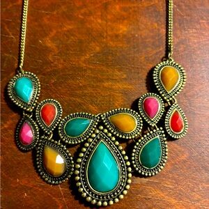 Chunky multicolor necklace